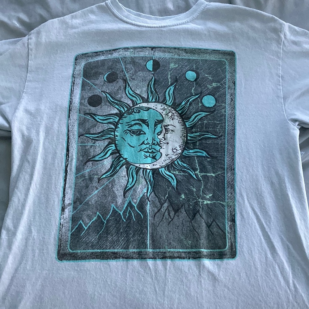 Medium sized sun and moon tee